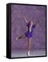 Young Female Figure Skater-null-Framed Stretched Canvas