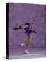 Young Female Figure Skater-null-Stretched Canvas