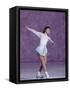 Young Female Figure Skater-null-Framed Stretched Canvas