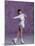 Young Female Figure Skater-null-Mounted Photographic Print