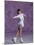 Young Female Figure Skater-null-Mounted Photographic Print