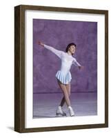 Young Female Figure Skater-null-Framed Photographic Print