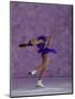 Young Female Figure Skater-null-Mounted Photographic Print