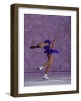 Young Female Figure Skater-null-Framed Photographic Print