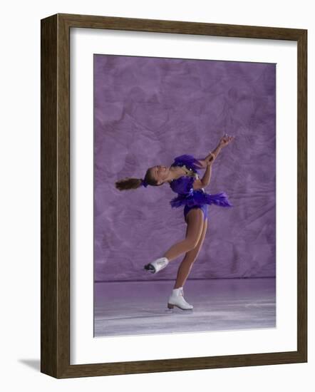 Young Female Figure Skater-null-Framed Photographic Print