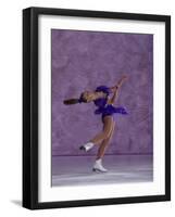 Young Female Figure Skater-null-Framed Photographic Print