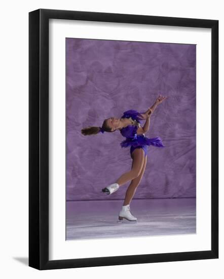 Young Female Figure Skater-null-Framed Photographic Print