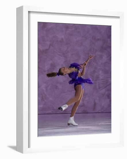 Young Female Figure Skater-null-Framed Photographic Print