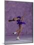 Young Female Figure Skater-null-Mounted Photographic Print