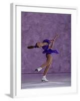 Young Female Figure Skater-null-Framed Photographic Print