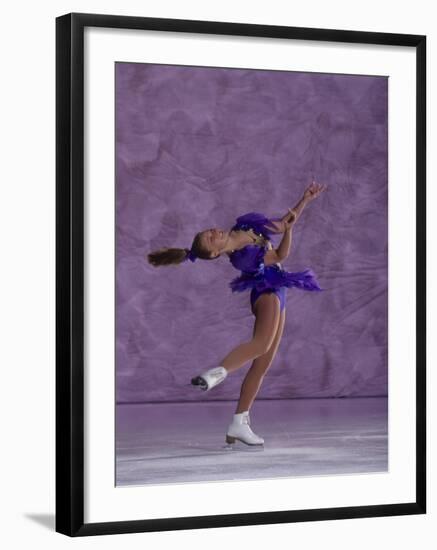 Young Female Figure Skater-null-Framed Photographic Print