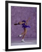 Young Female Figure Skater-null-Framed Photographic Print