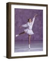 Young Female Figure Skater-null-Framed Photographic Print