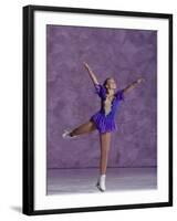 Young Female Figure Skater-null-Framed Photographic Print