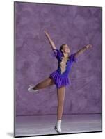 Young Female Figure Skater-null-Mounted Photographic Print