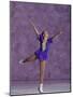 Young Female Figure Skater-null-Mounted Photographic Print