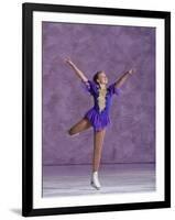 Young Female Figure Skater-null-Framed Photographic Print