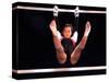 Young Female Gymnast on the Uneven Bars-Bill Bachmann-Stretched Canvas