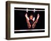 Young Female Gymnast on the Uneven Bars-Bill Bachmann-Framed Photographic Print