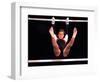 Young Female Gymnast on the Uneven Bars-Bill Bachmann-Framed Photographic Print