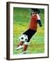 Young Female Soccer Player-null-Framed Photographic Print