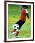 Young Female Soccer Player-null-Framed Photographic Print