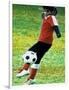 Young Female Soccer Player-null-Framed Photographic Print