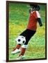 Young Female Soccer Player-null-Framed Photographic Print