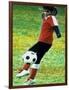 Young Female Soccer Player-null-Framed Photographic Print