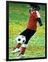 Young Female Soccer Player-null-Framed Photographic Print