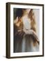 Young Female with a Leaf-Carolina Hernandez-Framed Photographic Print