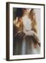 Young Female with a Leaf-Carolina Hernandez-Framed Photographic Print
