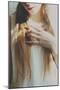 Young Female with Hand Touching Her Hair-Carolina Hernandez-Mounted Photographic Print