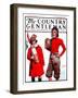 "Young Football Player," Country Gentleman Cover, November 22, 1924-George Brehm-Framed Giclee Print