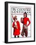 "Young Football Player," Country Gentleman Cover, November 22, 1924-George Brehm-Framed Giclee Print