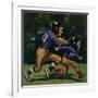 Young Football Players, 1939-null-Framed Giclee Print