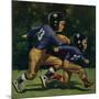 Young Football Players, 1939-null-Mounted Giclee Print