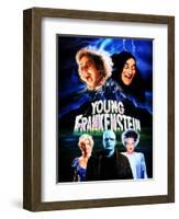 Young Frankenstein, Gene Wilder, Marty Feldman, Teri Garr, Peter Boyle, Madeline Kahn, 1974-null-Framed Art Print