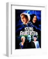 Young Frankenstein, Gene Wilder, Marty Feldman, Teri Garr, Peter Boyle, Madeline Kahn, 1974-null-Framed Art Print