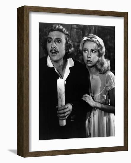 Young Frankenstein, Gene Wilder, Teri Garr, 1974-null-Framed Photo