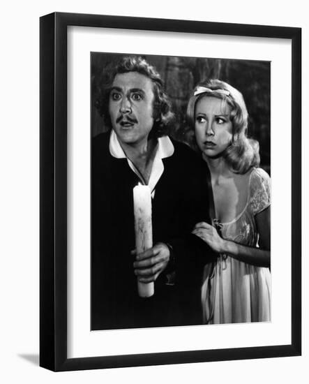 Young Frankenstein, Gene Wilder, Teri Garr, 1974-null-Framed Photo