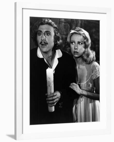 Young Frankenstein, Gene Wilder, Teri Garr, 1974-null-Framed Photo