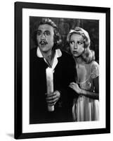 Young Frankenstein, Gene Wilder, Teri Garr, 1974-null-Framed Photo