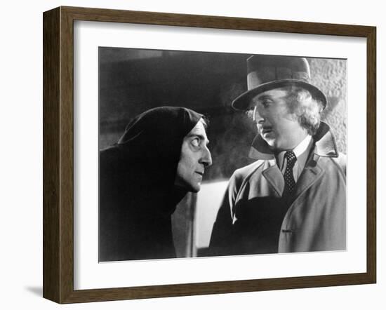 Young Frankenstein, Marty Feldman, Gene Wilder, 1974-null-Framed Photo