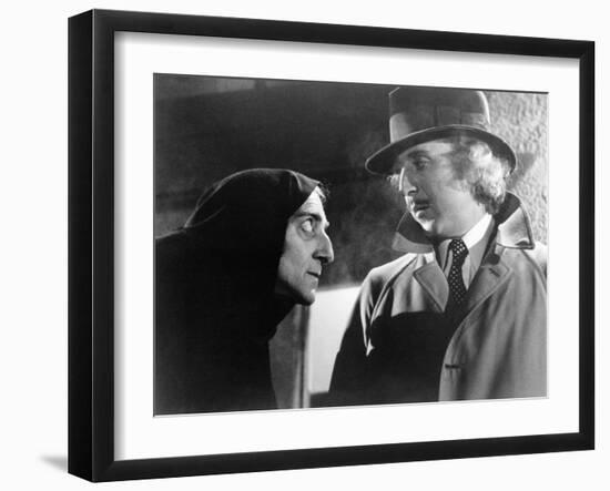 Young Frankenstein, Marty Feldman, Gene Wilder, 1974-null-Framed Photo