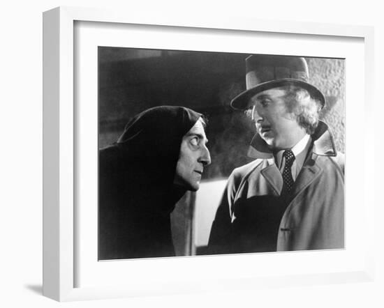 Young Frankenstein, Marty Feldman, Gene Wilder, 1974-null-Framed Photo