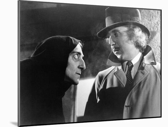 Young Frankenstein, Marty Feldman, Gene Wilder, 1974-null-Mounted Photo