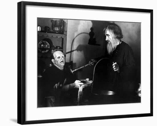 Young Frankenstein, Peter Boyle, Gene Hackman, 1974-null-Framed Photo