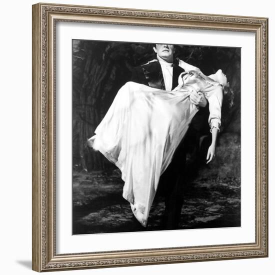 Young Frankenstein, Peter Boyle, Madeline Kahn, 1974-null-Framed Photo