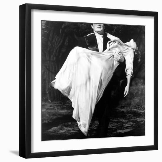 Young Frankenstein, Peter Boyle, Madeline Kahn, 1974-null-Framed Photo